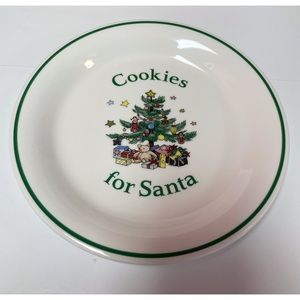Nikko Cookies for Santa Plate 8 inches